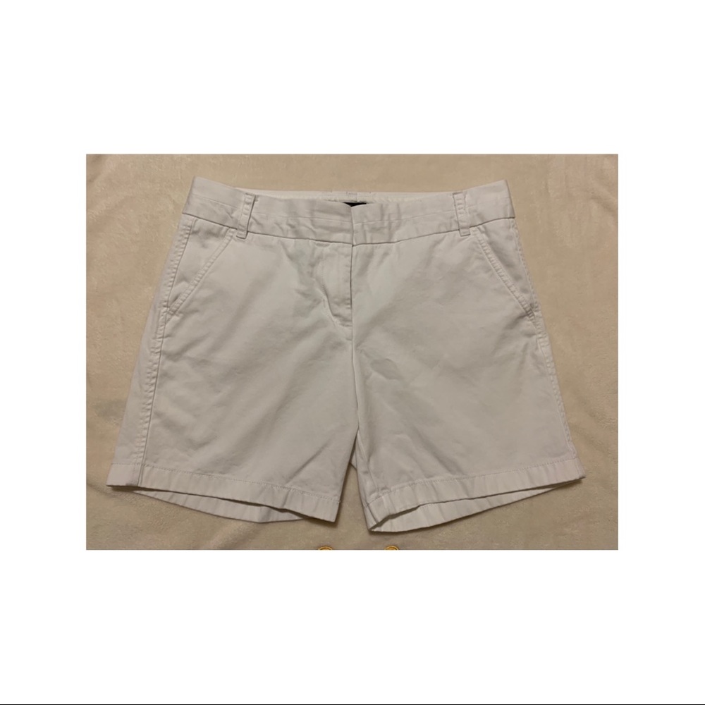 J. Crew Women’s White Flat Short Size 8